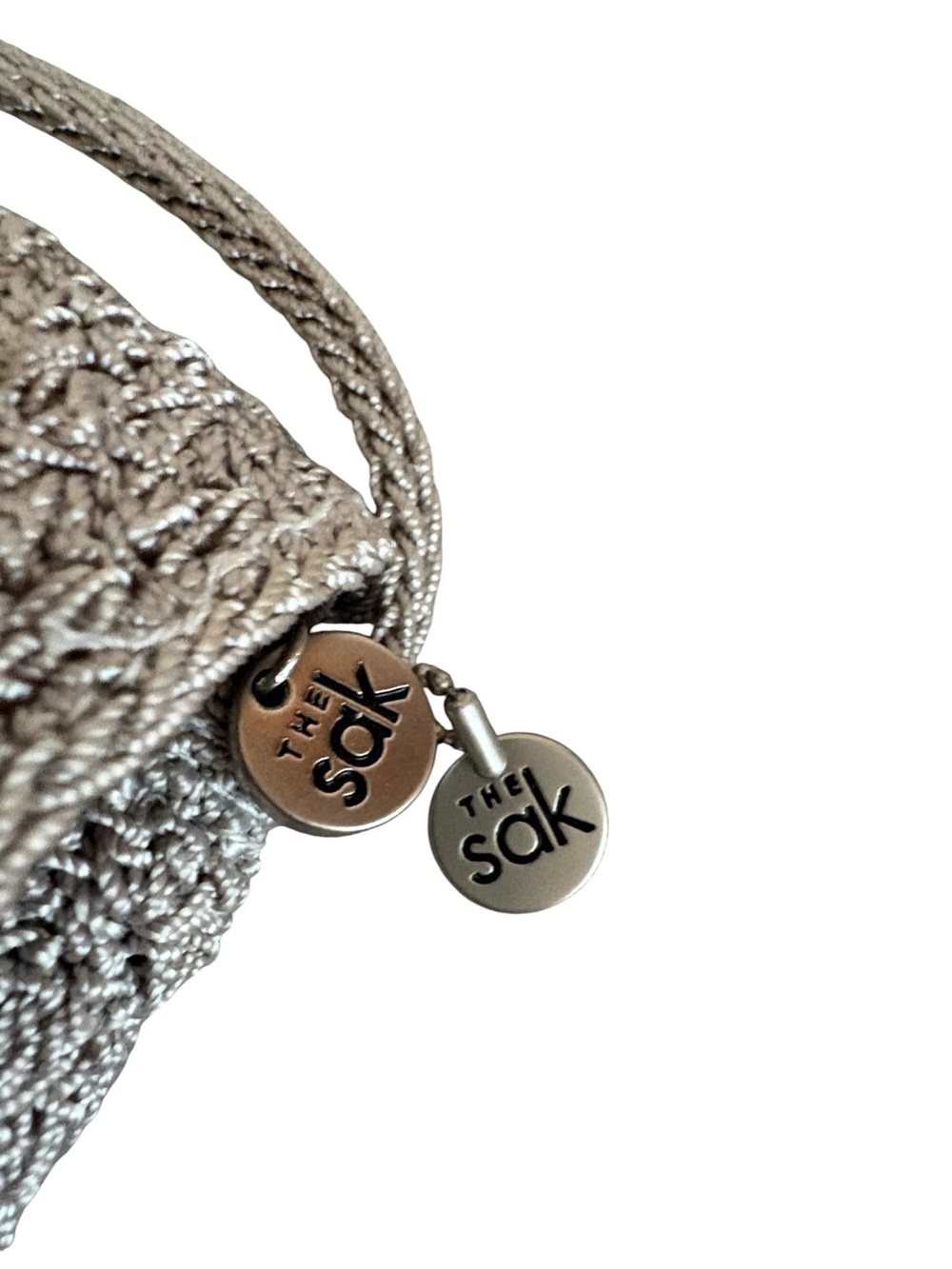 The Sak Crochet Crossbody Bag Mini Tan - Picture 5 of 7